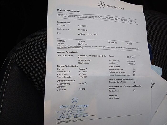 Mercedes-Benz A180 | 1.5Tdi | 2012.gada - Image 12