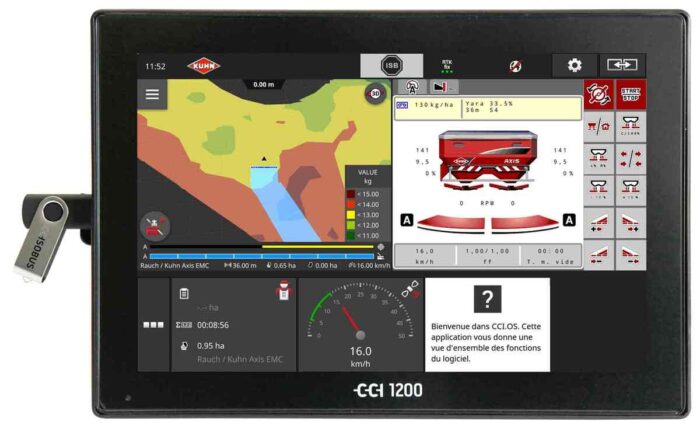 KUHN Minerālmēslu izkliedētājs AXIS 40.2 M EMC ISOBUS - Image 2