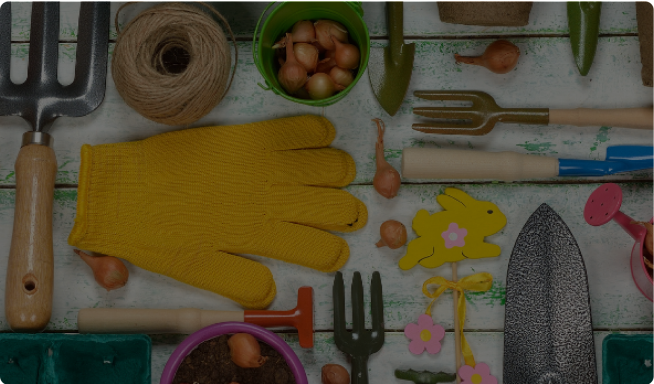 Dārza kategorijas baneris