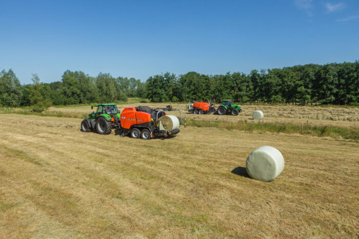 Preses kombinācija ar maināma diametra presēšanas kameru KUHN VBP 3200 - Image 4