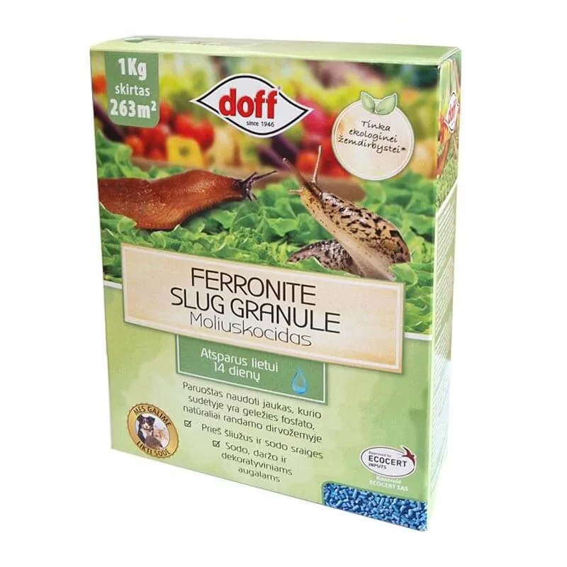5013655220193 Ferronite granulas gliemežiem 1 kg